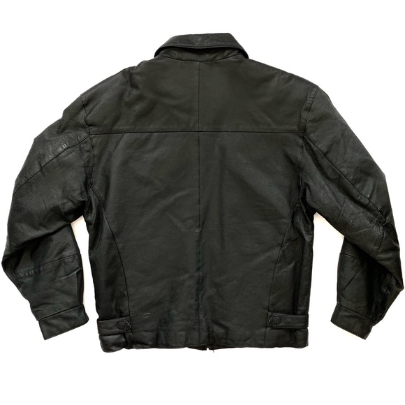 Leather Jacket Basic Equipment Size Small Black - Picture 2 of 8